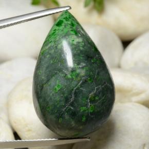 Maw-sit-sit Verde naturale da 50.03 ct, Forma a pera, Opaco