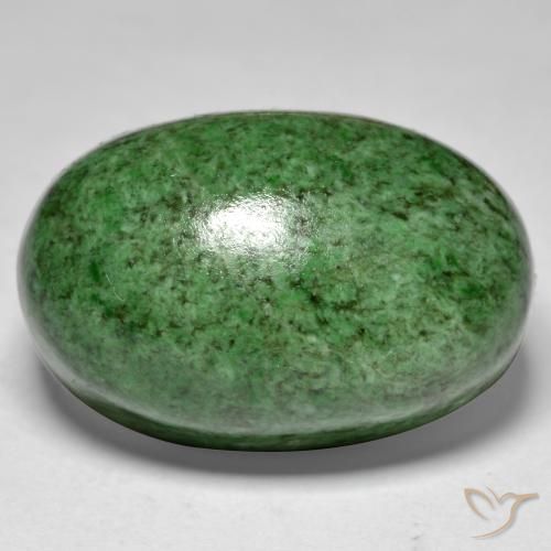 30.49ct Naturale Verde lime Maw-sit-sit, Ovale, Opaco