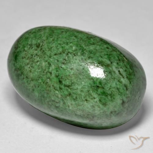 Maw-Sit-Sit Verde lime naturale da 30.49 ct, Ovale, Opaco
