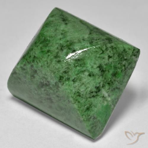 Maw-Sit-Sit Verde scuro naturale da 30.33 ct, Taglio a baguette, Opaco