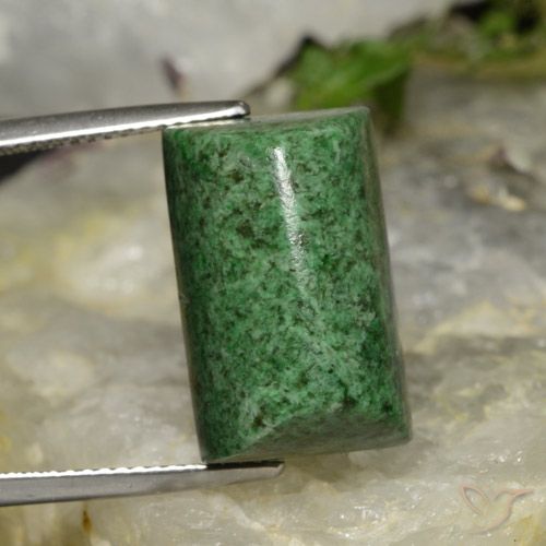 21.71ct Naturale Verde Pino Maw-sit-sit, Taglio a baguette, Opaco