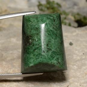 Maw-sit-sit naturale verde da 39,21 ct, baguette, opaco