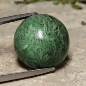 Maw-Sit-Sit Verde medio naturale da 23.33 ct, Rotondo, Opaco