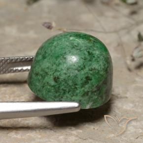 Maw-Sit-Sit Verde Pino Pallido naturale da 16.40 ct, Rotondo, Opaco