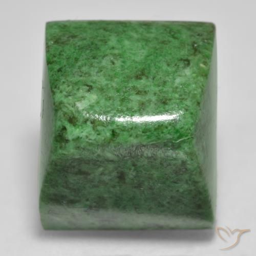 Maw-Sit-Sit Verde scuro naturale da 19.43 ct, Taglio a baguette, Opaco