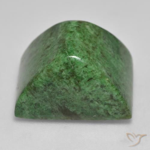 Maw-Sit-Sit Verde scuro naturale da 19.43 ct, Taglio a baguette, Opaco