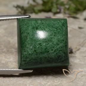 Maw-Sit-Sit Verde scuro naturale da 40.19 ct, Quadrato, Opaco