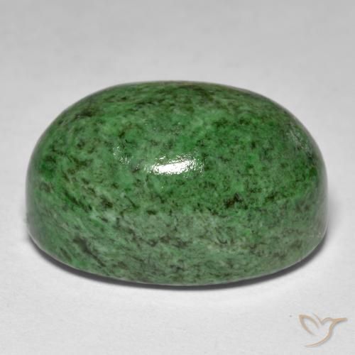 Maw-sit-sit Verde Pino naturale da 27.95 ct, Ovale, Opaco