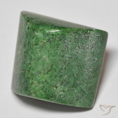 Maw-Sit-Sit Verde terroso naturale da 30.31 ct, Taglio a baguette, Opaco