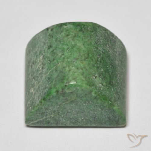 Maw-Sit-Sit Verde terroso naturale da 30.31 ct, Taglio a baguette, Opaco