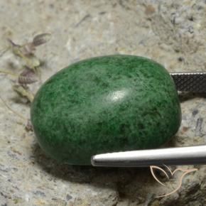 Maw-sit-sit Verde Pino naturale da 30.58 ct, Ovale, Opaco