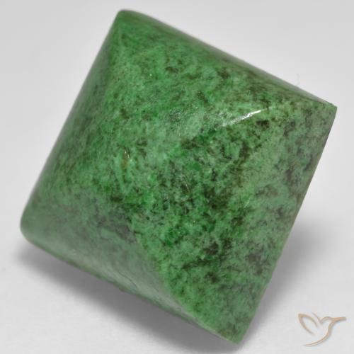 Maw-Sit-Sit Verde scuro naturale da 20.93 ct, Quadrato, Opaco