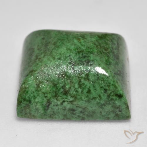Maw-Sit-Sit Verde scuro naturale da 20.93 ct, Quadrato, Opaco