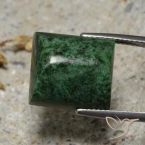 Maw-Sit-Sit Verde scuro naturale da 19.76 ct, Taglio a baguette, Opaco