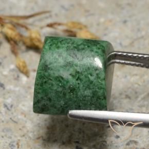 Maw-Sit-Sit Verde scuro naturale da 17.43 ct, Quadrato, Opaco