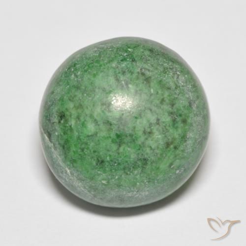 13.92ct Naturale Verde medio Maw-sit-sit, Rotondo, Opaco