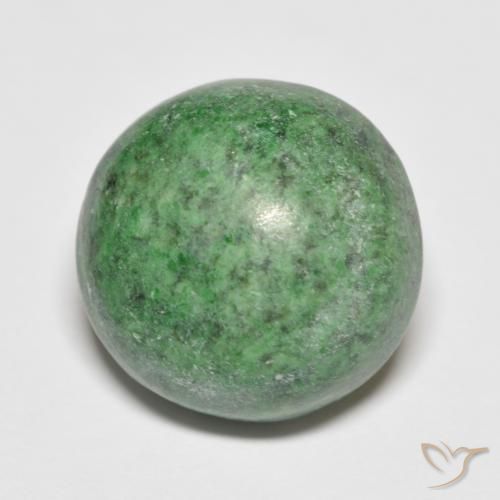 Maw-Sit-Sit Verde medio naturale da 13.92 ct, Rotondo, Opaco