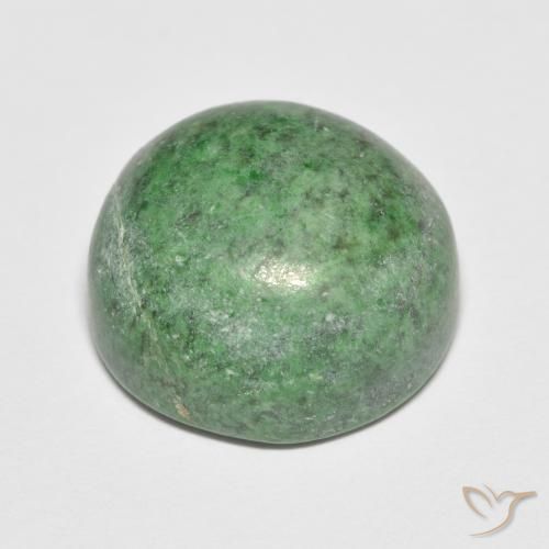 Maw-Sit-Sit Verde medio naturale da 13.92 ct, Rotondo, Opaco