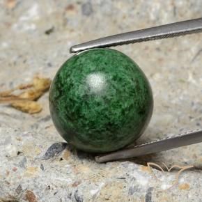 Maw-Sit-Sit Verde scuro naturale da 18.17 ct, Rotondo, Opaco