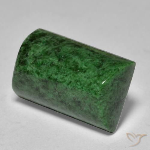 Maw-Sit-Sit Verde scuro naturale da 13.33 ct, Taglio a baguette, Opaco