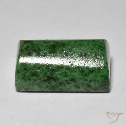 Maw-Sit-Sit Verde scuro naturale da 13.33 ct, Taglio a baguette, Opaco
