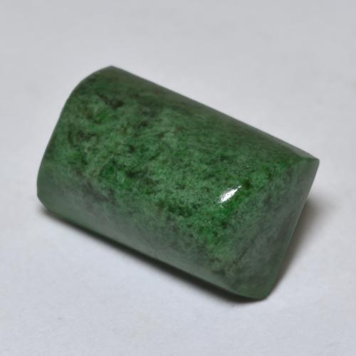 Maw-sit-sit naturale verde da 11,12 ct, baguette, opaco
