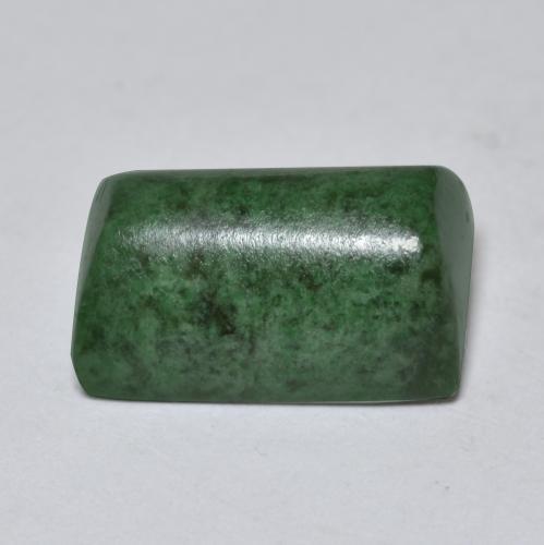 Maw-sit-sit naturale verde da 11,12 ct, baguette, opaco