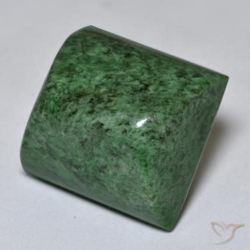 Maw-Sit-Sit Verde scuro naturale da 19.98 ct, Quadrato, Opaco