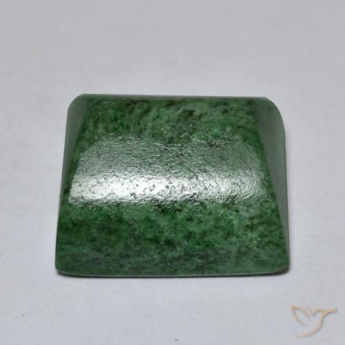 Maw-Sit-Sit Verde scuro naturale da 19.98 ct, Quadrato, Opaco