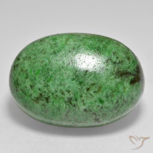 Maw-Sit-Sit Verde scuro naturale da 33.92 ct, Ovale, Opaco