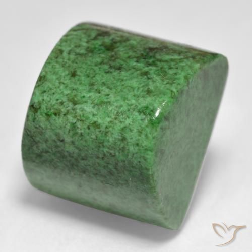 Maw-Sit-Sit Verde Pino naturale da 30.28 ct, Taglio a baguette, Opaco