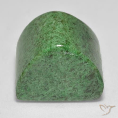 Maw-Sit-Sit Verde Pino naturale da 30.28 ct, Taglio a baguette, Opaco