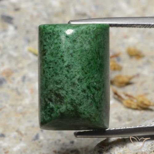 23.85ct Naturale Verde medio Maw-sit-sit, Taglio a baguette, Opaco