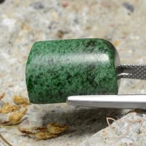 Maw-Sit-Sit Verde medio naturale da 23.85 ct, Taglio a baguette, Opaco