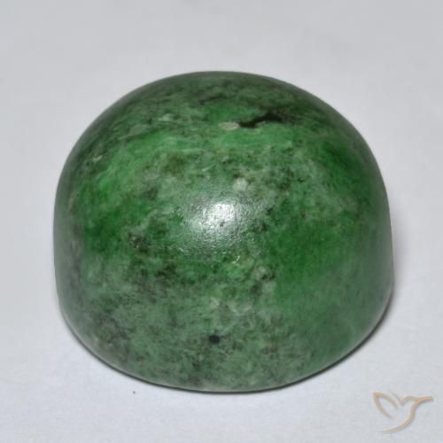 Maw-Sit-Sit Verde scuro naturale da 27.40 ct, Rotondo, Opaco