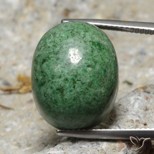 29.05ct Naturale Verde Pino Pallido Maw-sit-sit, Ovale, Opaco