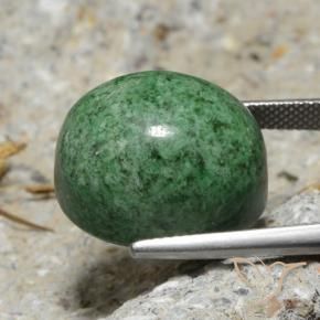 Maw-Sit-Sit Verde Pino Pallido naturale da 29.05 ct, Ovale, Opaco