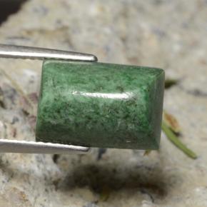 Maw-sit-sit naturale verde da 6,79 ct, baguette, opaco