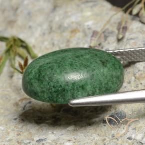 Maw-Sit-Sit Verde medio naturale da 9.97 ct, Ovale, Opaco