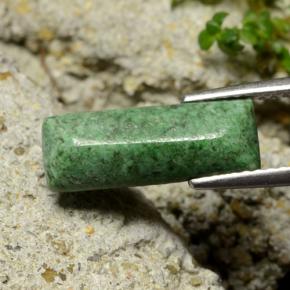 Maw-sit-sit naturale verde da 3,09 ct, baguette, opaco