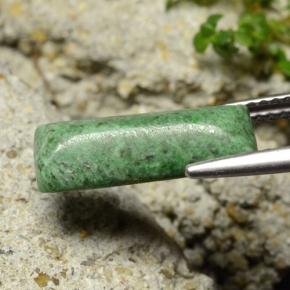 Maw-sit-sit naturale verde da 3,09 ct, baguette, opaco