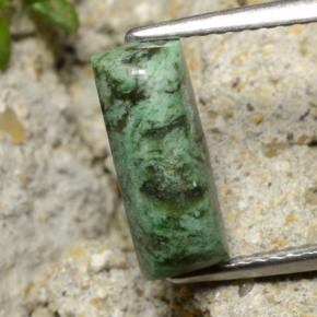 Maw-sit-sit Verde naturale da 2.16 ct, Taglio a baguette, Opaco