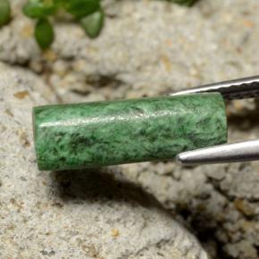 Maw-sit-sit naturale verde da 3,17 ct, baguette, opaco
