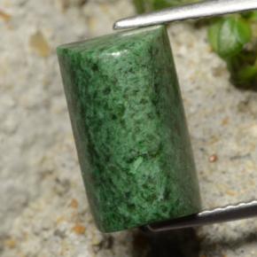 Maw-sit-sit naturale verde da 6,52 ct, baguette, opaco