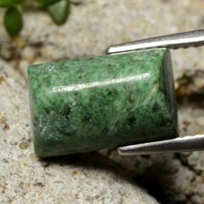 Maw-sit-sit naturale verde da 5,85 ct, baguette, opaco