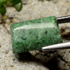 Maw-sit-sit naturale verde da 5,85 ct, baguette, opaco