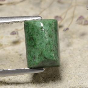 Maw-sit-sit Verde naturale da 3.52 ct, Taglio a baguette, Opaco