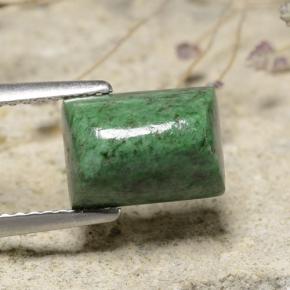 Maw-sit-sit Verde naturale da 3.52 ct, Taglio a baguette, Opaco