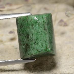 Maw-sit-sit naturale verde da 8,92 ct, baguette, opaco