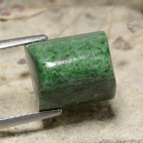 Maw-sit-sit naturale verde da 8,92 ct, baguette, opaco